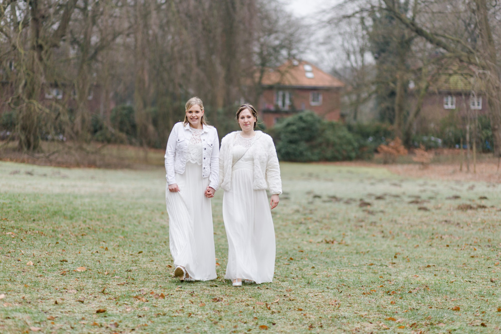 Hochzeit im Standesamt Wandsbek und Ohlendorffsche Villa in Volksdorf